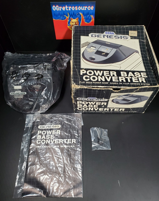 #ad Sega Genesis Power Base Converter Model #1620 CPLT RESTORED $199.99