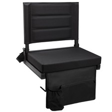 Stadium Seats for Bleachers with Back Support, Portable Bleacher Seats with T...