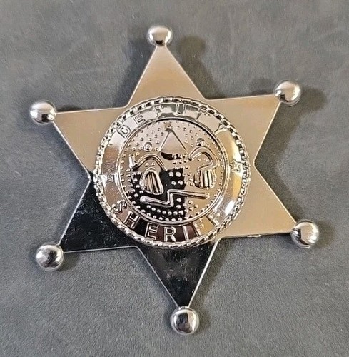 Plastic Deputy Sheriff Badge Lot Of 11 Badges Not Real Badges Gag Gift Kids Toy