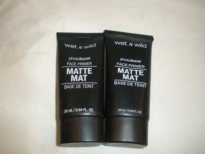 New Lot of 2 Wet N Wild Photofocus Face Primer Matte