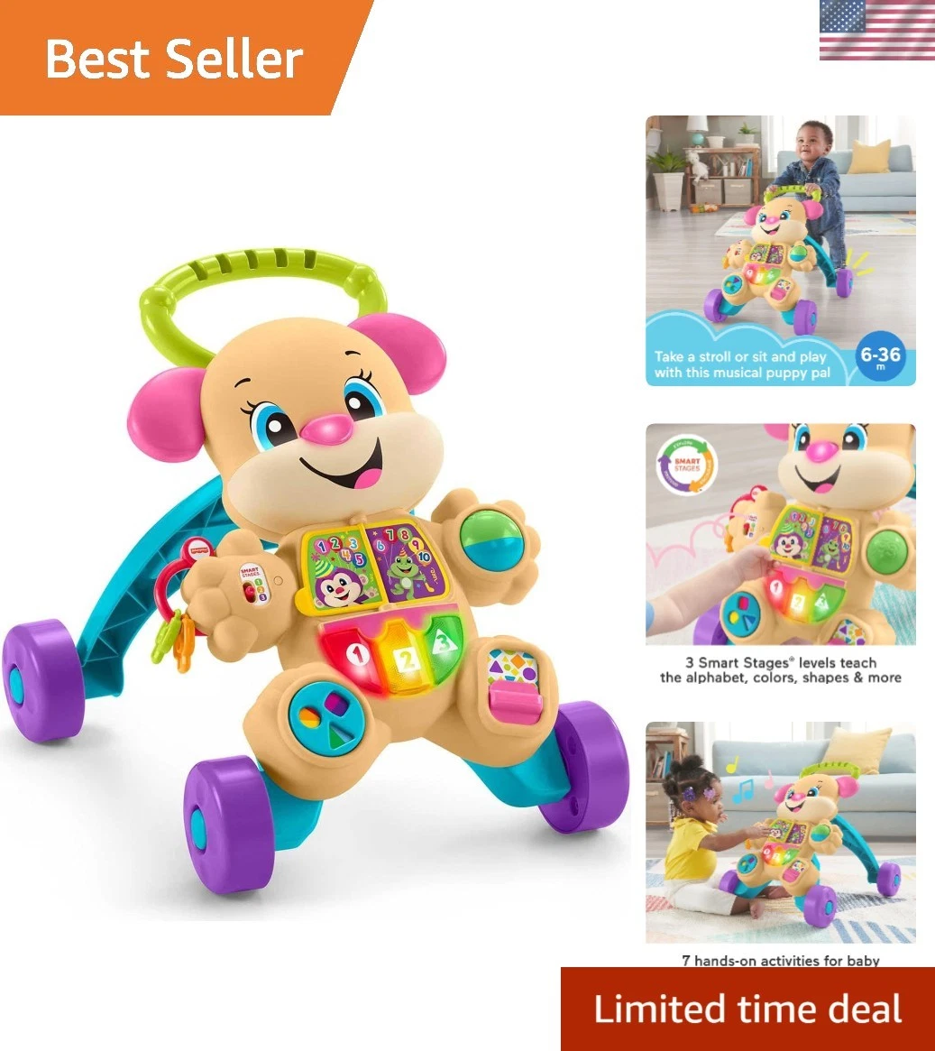 Musical Baby Walker - Laugh & Learn Smart Stages Sis for Infants 6+
Opens in a new window or tab