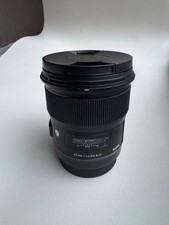 Sigma 24mm f/1.4 DG HSM Art Lens Canon EF. With box and unused case.