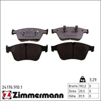Zimmermann 24176.910.1 Bremsbelagsatz FüR Mercedes Benz M Klasse R W164 W251