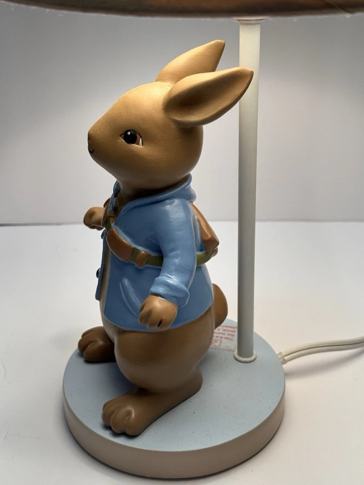 Lambs & Ivy Peter Rabbit Nursery Room Lamp Tested Works - Image 4 of 4