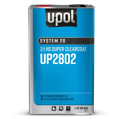 #ad U POL 2802 2:1 HS Super Clearcoat Auto Body Restoration 5 Liter $66.45