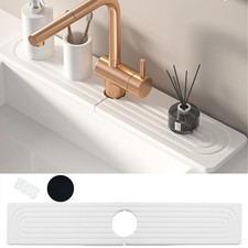 Faucet Mat for Kitchen Sink Diatomaceous Earth Stone Drying Super Absorbent