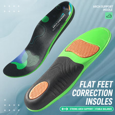 Orthotic Shoe Insoles Inserts Flat Feet High Arch Support For Plantar Fasciitis