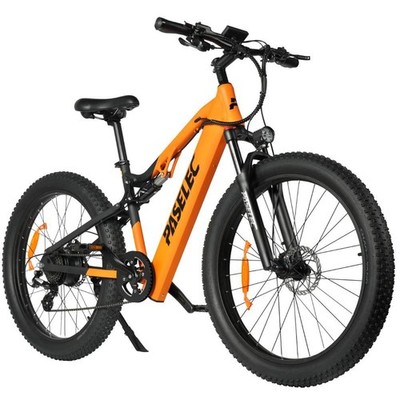 Paselec 27.5'' Electric Mountain Bicycle 1000W Peak 16Ah E-Bike Shimano 8 Speed