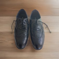 Bruno Marc Boys Prince-K2 Classic Wingtip Oxford Dress Shoes Black Size 5 EUC