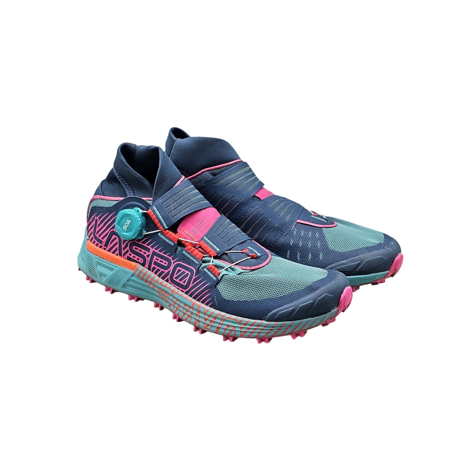 Zapatillas deportivas La Sportiva para mujer talla 10,5 EE. UU. EN MUY BUENA CONDICIÓN azul ciclón BOA Trail Running