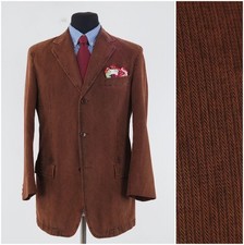 Mens Cinemon Blazer 40S US Size ENBERS Herringbone Cotton Sport Coat Jacket
