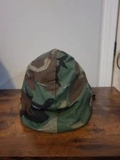 Post WWII WW2 US Military Army Infantry M1 Rear Seam Swivel Helmet With Liner