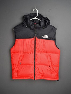The North Face 1996 Vintage Nuptse Vest Red M-L
