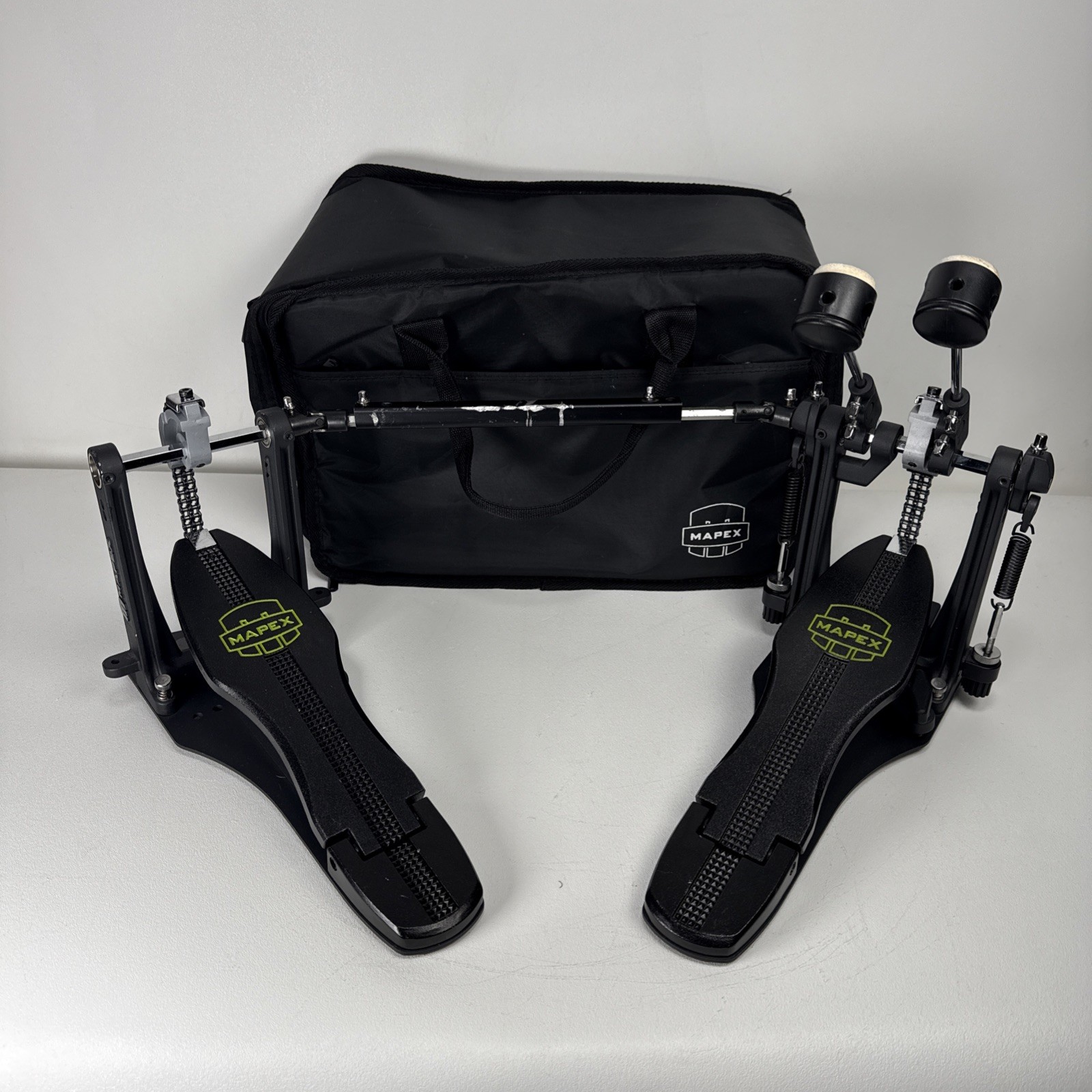 Mapex Armory Response Double Kick Drum Pedal W/ Bag - HEAVY WEAR - READ