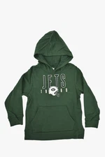 NFL Team Apparel Youth Boys New York Jets Football 1960 Pullover Hoodie New