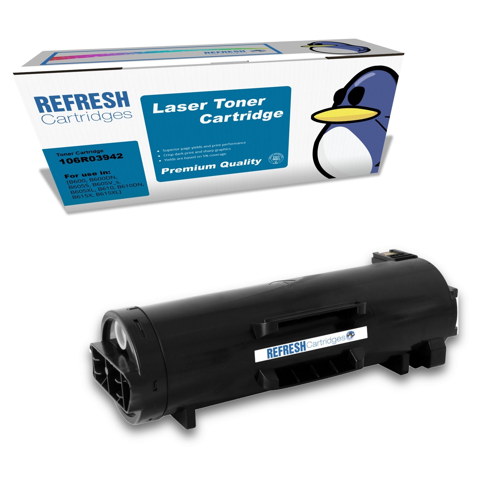 Refresh Cartridges Black 106R03942 Toner Compatible With Xerox Printers