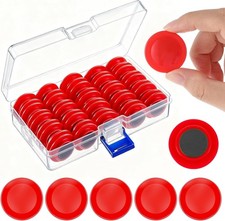 45 Pcs 3cm Round Whiteboard Magnets Refrigerator Magnets for Dry Erase Boards