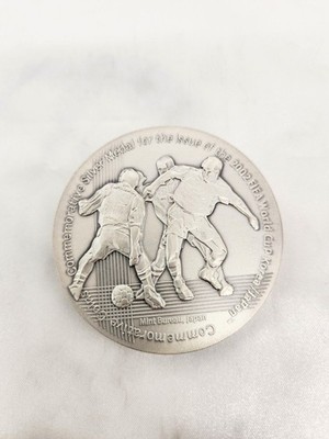 FIFA World Cup 2002 Japan Korea Commemorative Sterling Silver Medal From Japan