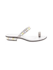Donald J Pliner Women Silver Sandals US 6