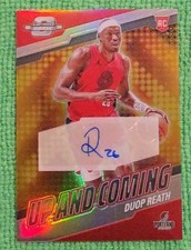 2023-24 Panini Contenders Optic Up and Coming Autographs Duop Reath /125