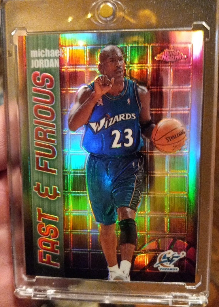Michael Jordan 2001-02 Topps Chrome Fast & Furious #FF05 Refractor Insert MINT!!