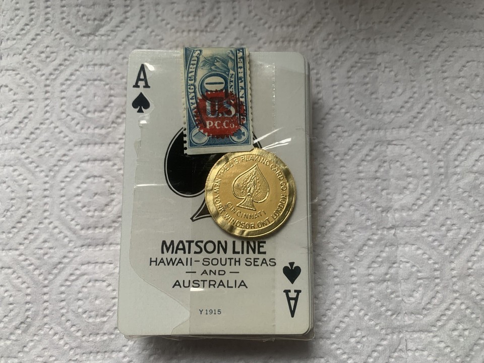 Matson Line Playing Cards #5556 | eBay UK