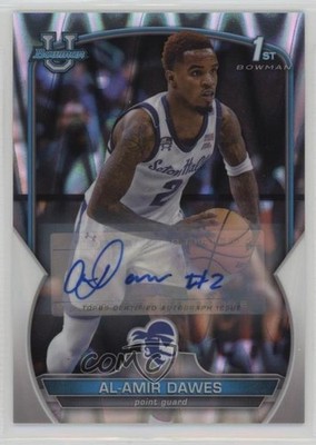 2022 Bowman U Chrome Prospect RayWave Refractor /199 Al-Amir Dawes #63 Auto 0jd0