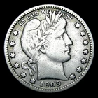 1909-O Barber Quarter Silver ---- Nice Rare Condition Coin ---- #423U