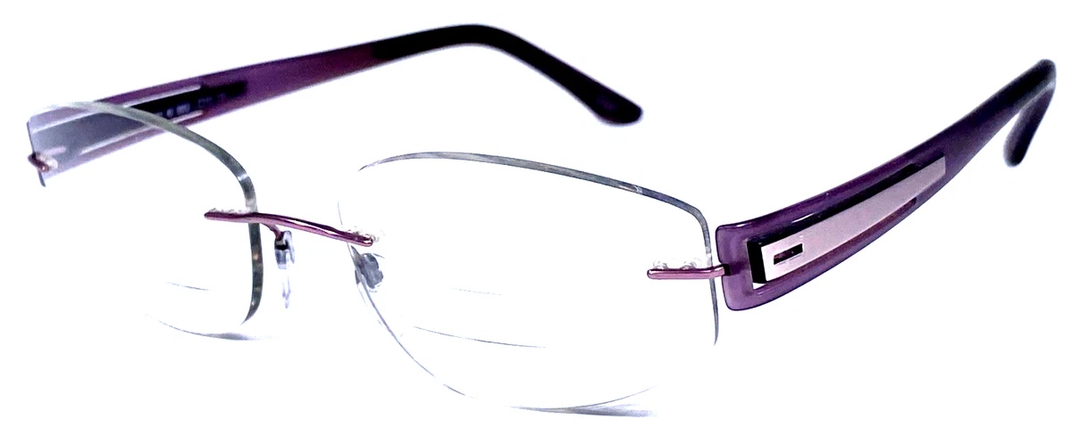 Silhouette Purple Oval Eyeglass Frames for sale | eBay display picture 1