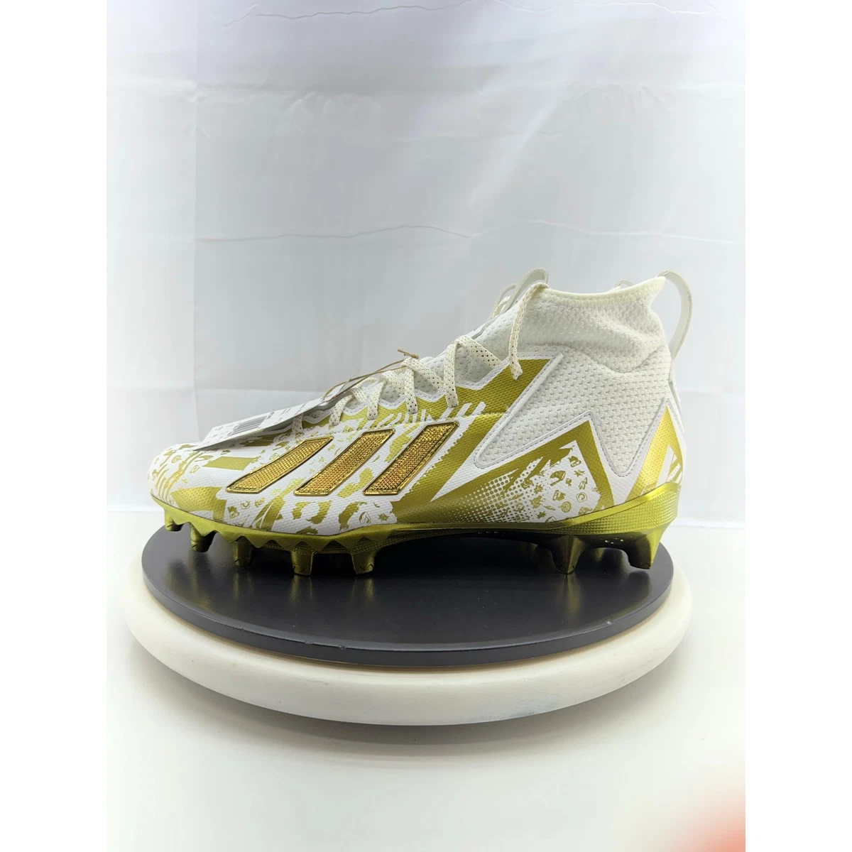 adidas White 12.5 US Football Shoes & Cleats for Men for  display picture 1