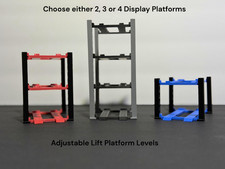 4-Post Car Lift Display for Diecast Cars 1:64 Scale
