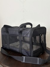 Sherpa Original Deluxe Black Medium Travel Pet Carrier Airline Approved