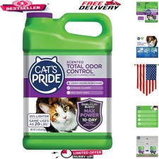 15 lb Total Odor Control Cat Litter - 10-Day Freshness, 99% Dust-Free & Clumping 1.33 per pound