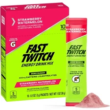 Fast Twitch Energy Drink Mix from Gatorade Powder 0.08 Ounce (Pack of 10) 