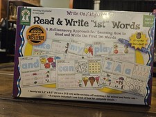 KEY EDUCATION CARSON DELLOSA READ & WRITE 1ST WORDS WRITE ON WIPE OFF AGES 4+