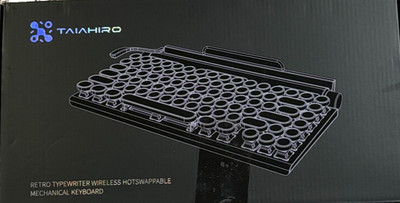 Typewriter Keyboard, Retro, Wireless, Bluetooth-By, TAIAHIRO
