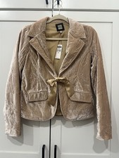NWT OLD Navy velvet jacket with bow size women s medium
