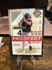 2024 Panini Prospect Edition Tommy Troy Holo Black Velocity /39 Diamondbacks MS7