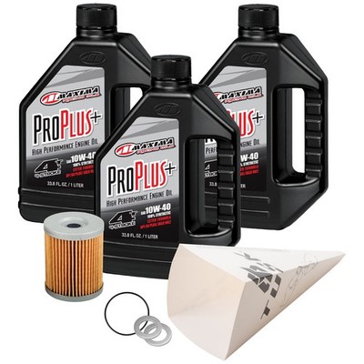 Tusk 4-Stroke Oil Change Kit Maxima Pro Plus Synthetic 10W-40 For CFMOTO CFORCE