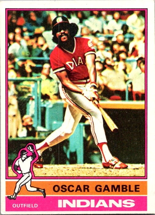 1976 Topps #74 Oscar Gamble Cleveland Indians