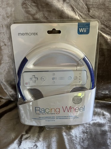 Wii Steering Wheel Controller Memorex Brand Racing Wheel New In Package Gaming - Picture 2 of 14