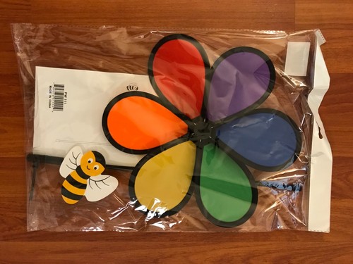 2 PCS 11" Spark Flower Spinner pinwheel - Colorful Wind Spinner for happiness - 第 5/11 張圖片
