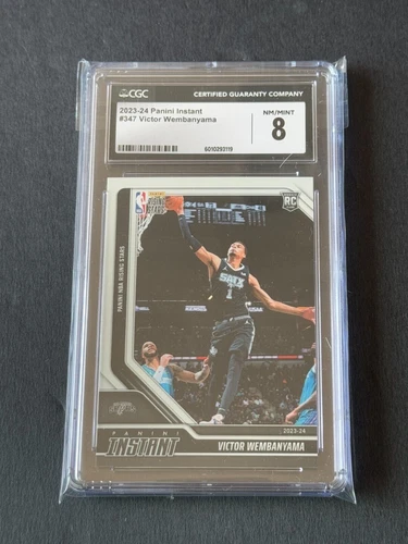 2023 Panini Instant 347 Victor Wembanyama RC Rising Stars Challenge CGC 8 Rookie