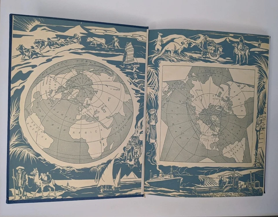 Our World Today Europe & Europe Overseas Stull & Hatch HC 1946 vintage textbook  - Image 4 of 4