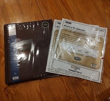 Love Nicole Plum 12"x15" Fabric Cover Album With 2 Packs Of Sleeve Refills