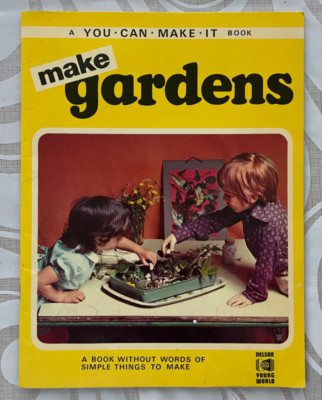 Make Gardens Ein einzigartiges Kinder Indoor Aktivitätsbuch ohne Worte klare Bilder