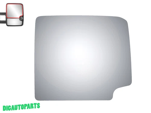 Upper Tow Mirror Glass for Sierra Silverado 2500HD 1500 3500HD Passenger Side RH