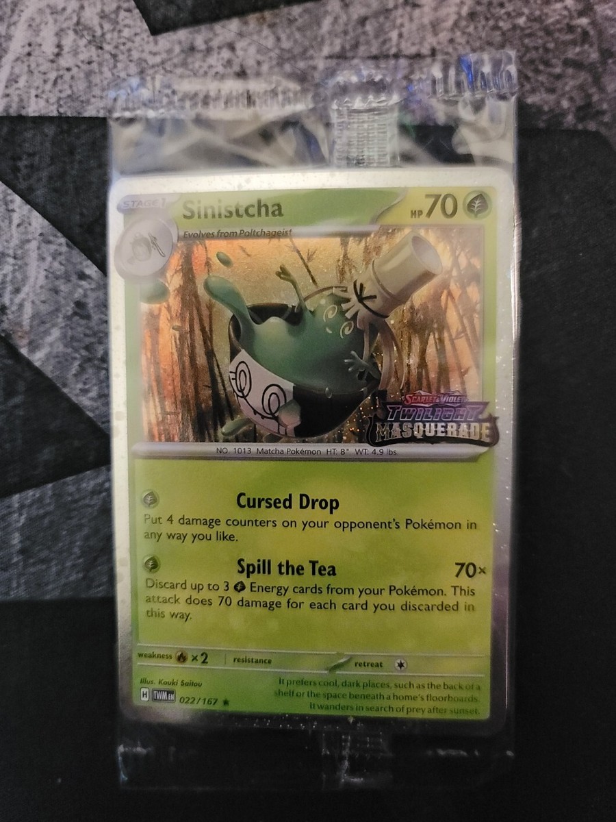 Sinistcha (Best Buy Exclusive) Pokmon Twilight Masquerade Stamped Sealed  Promo | eBay
