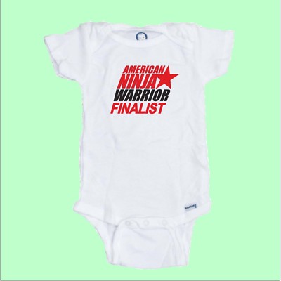 Ninja Warrior Finalist Funny Baby  Onesie PERFECT GIFT!   FREE SHIPPING