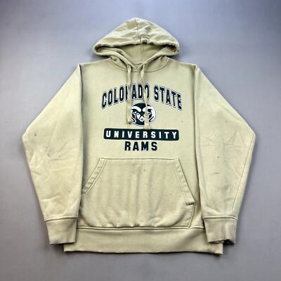 Colorado State University Hoodie Sweatshirt Adult Small Yellow CSU
